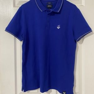 Blue Men Armani Polo Shirt